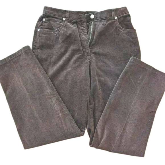 Alia Petite Corduroy brown pants size 8 P in very good condition, no snags - Picture 1 of 9